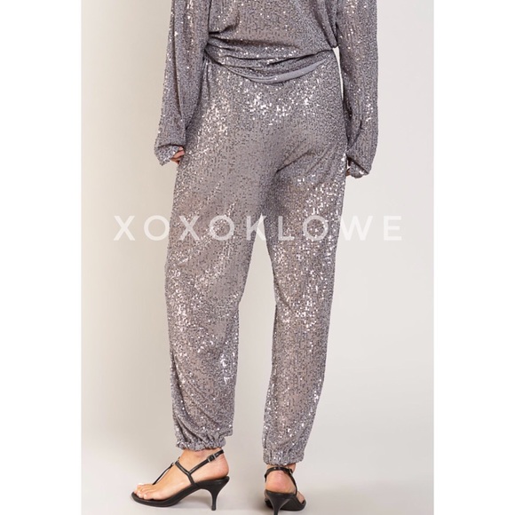 POL Sequin Pants Pull On Harem Style Relaxed Fit - Picture 11 of 16